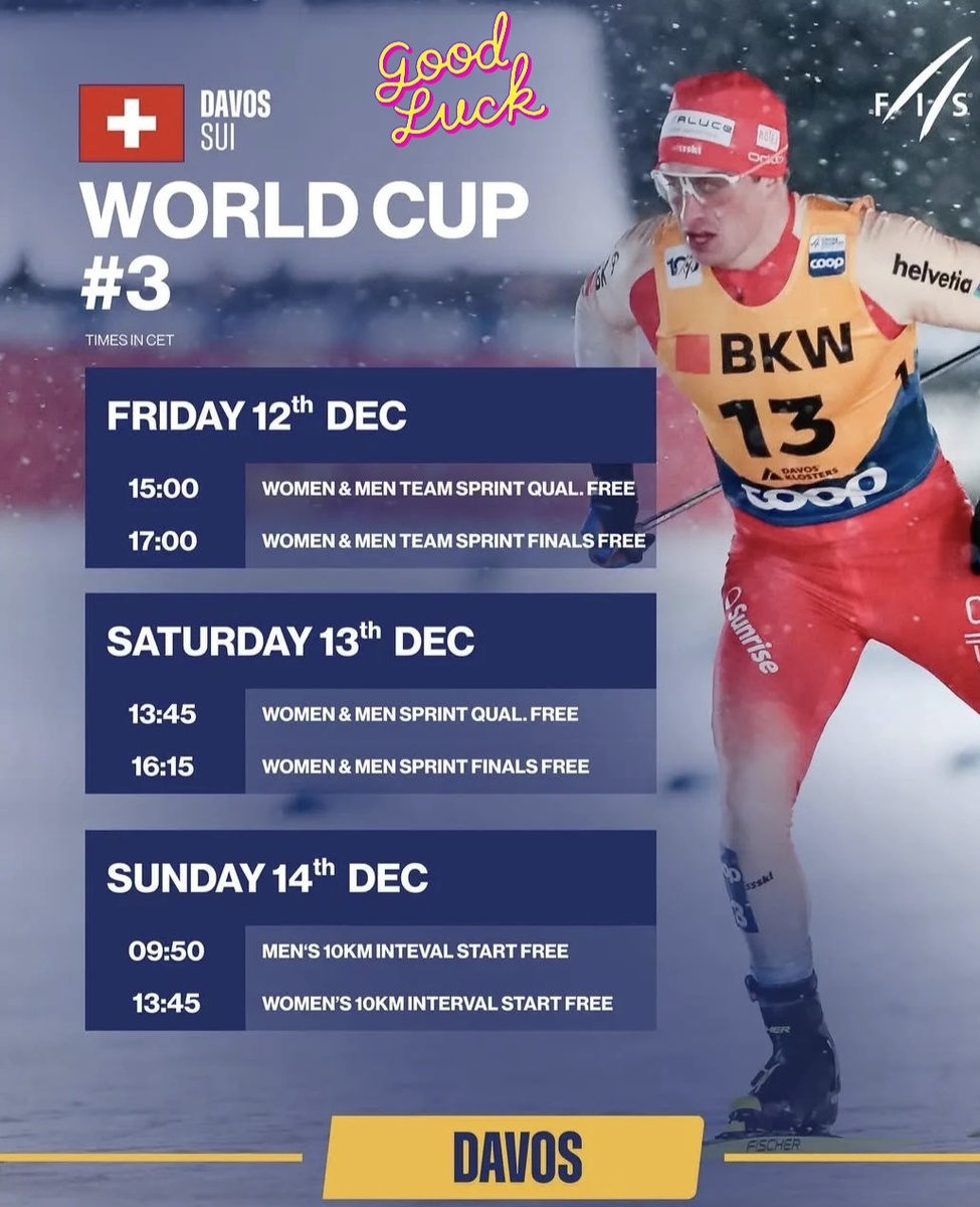 Расписание гонок 3 этапа Кубка Мира 