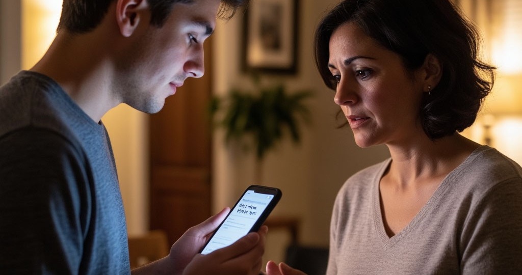 Мой сын прислал мне сообщение : " Ты не приглашена на ужин , моя жена не хочет , чтобы ты там была .