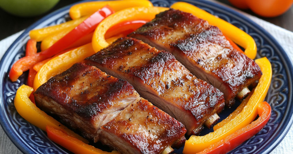 Свиные рёбрышки с яблоками и мёдом: пикантный шедевр для гурмана. Домашние рецепты.