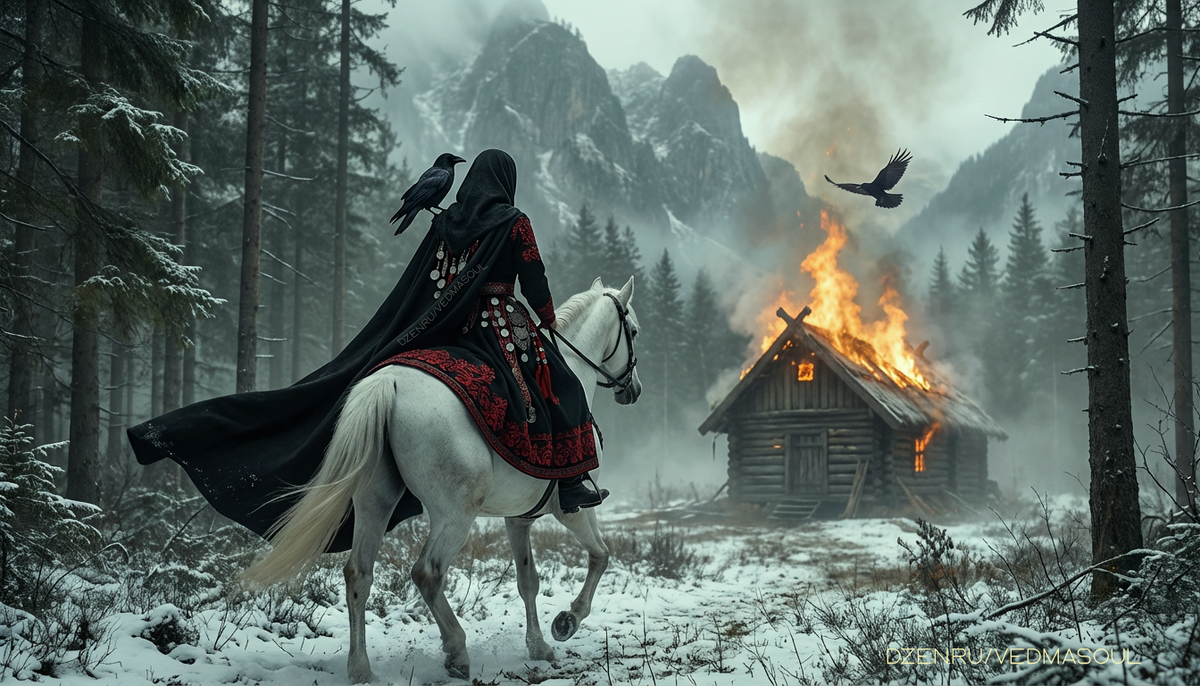 © Авторское изображение @vedmasoul. Cгенерировано ИИ. Порча, чистка, гадание, крадник