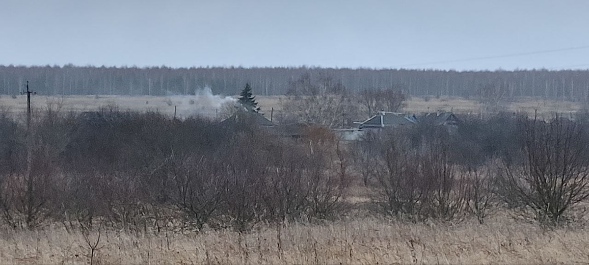 Деревня в бесснежном декабре. Фото автора