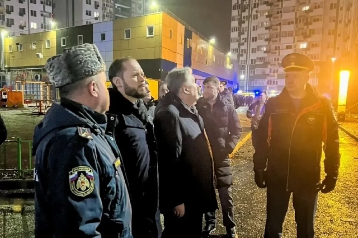    В Твери у пострадавшего от атаки БПЛА дома развернули оперативный штаб