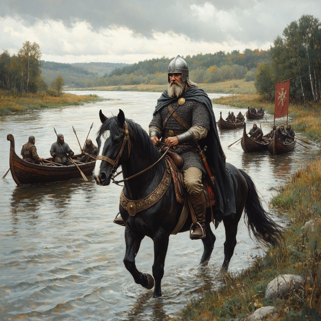 Вещий Олег по версии ИИ