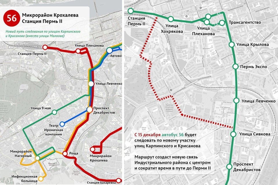    Схема: Департамент транспорта идминистрации Перми