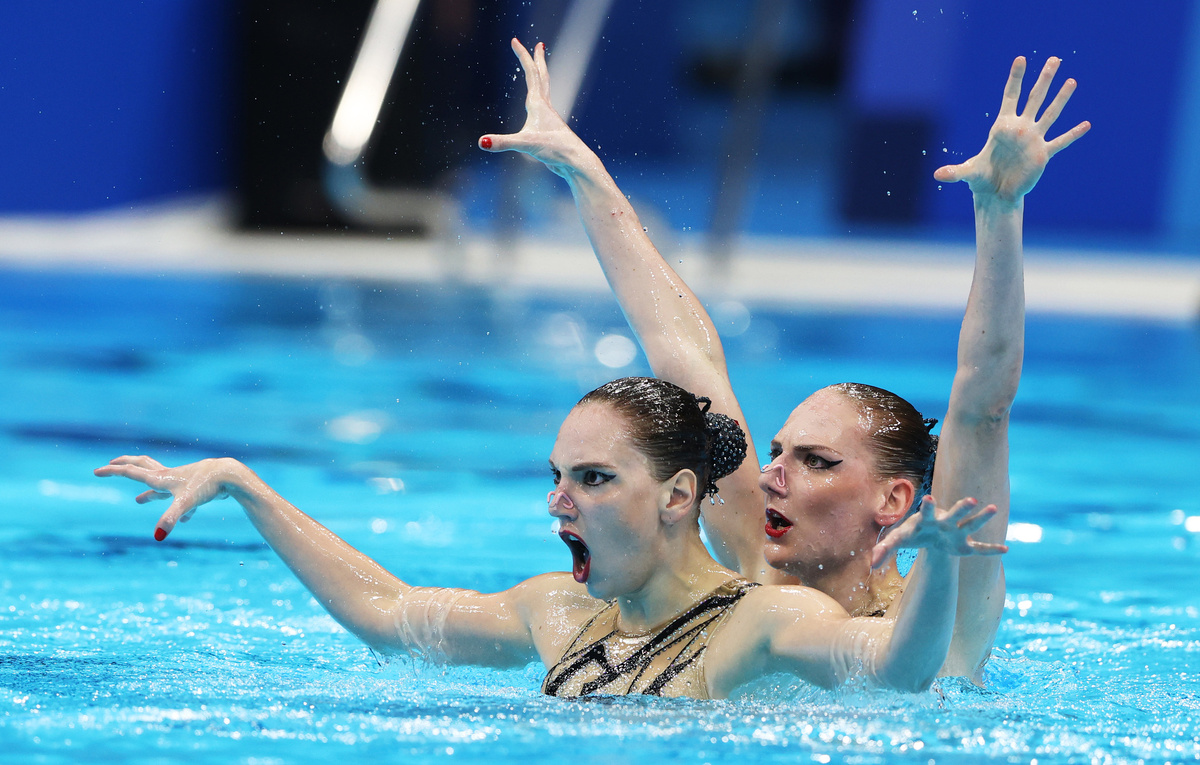     Светлана Колесниченко и Светлана Ромашина / Ian MacNicol/Getty Images
