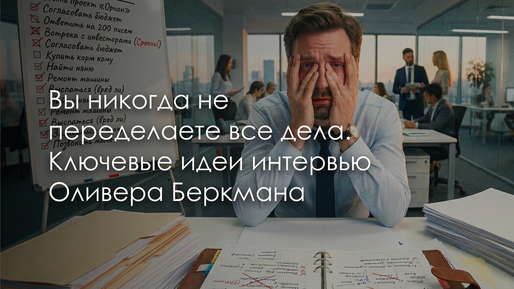 Вы никогда не переделаете все дела