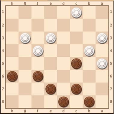 1…cd4 2… fg5 3.fe5 cd6 4… d:d4 5.cd2 ef6 X 