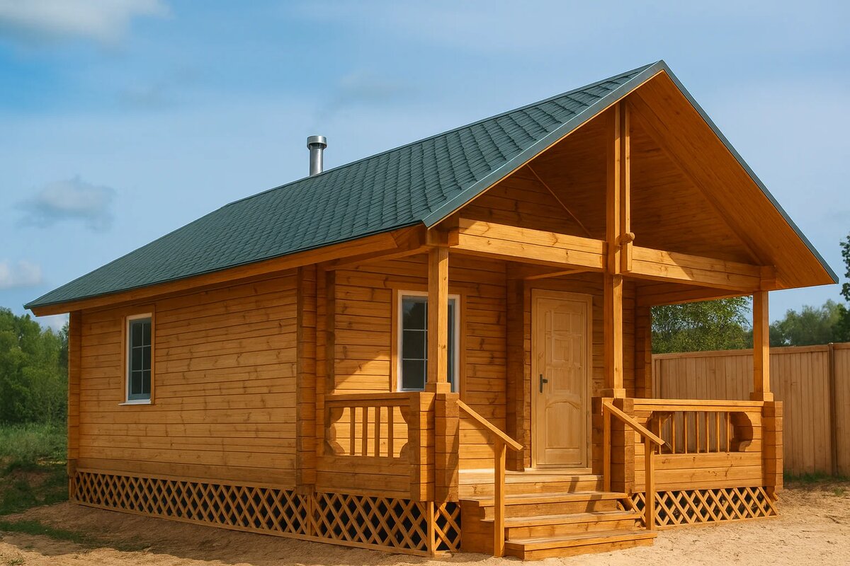 Почему баню стоит строить именно из бруса
