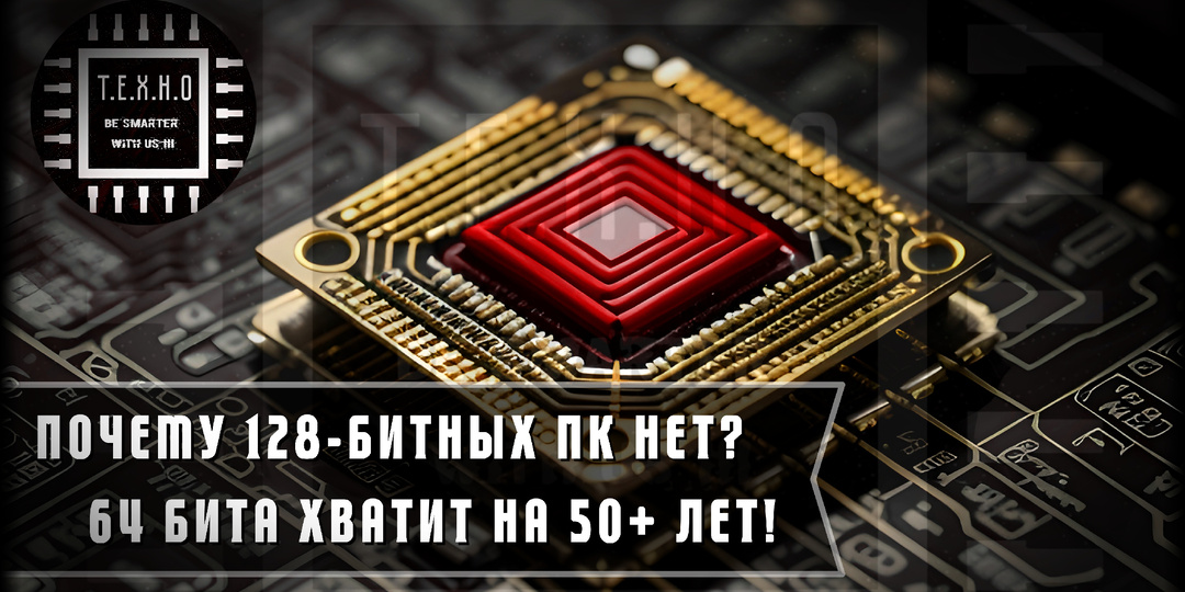 🚀 Битность компьютеров: почему мы остановились на 64 битах и почему 128 бит не нужны (пока)