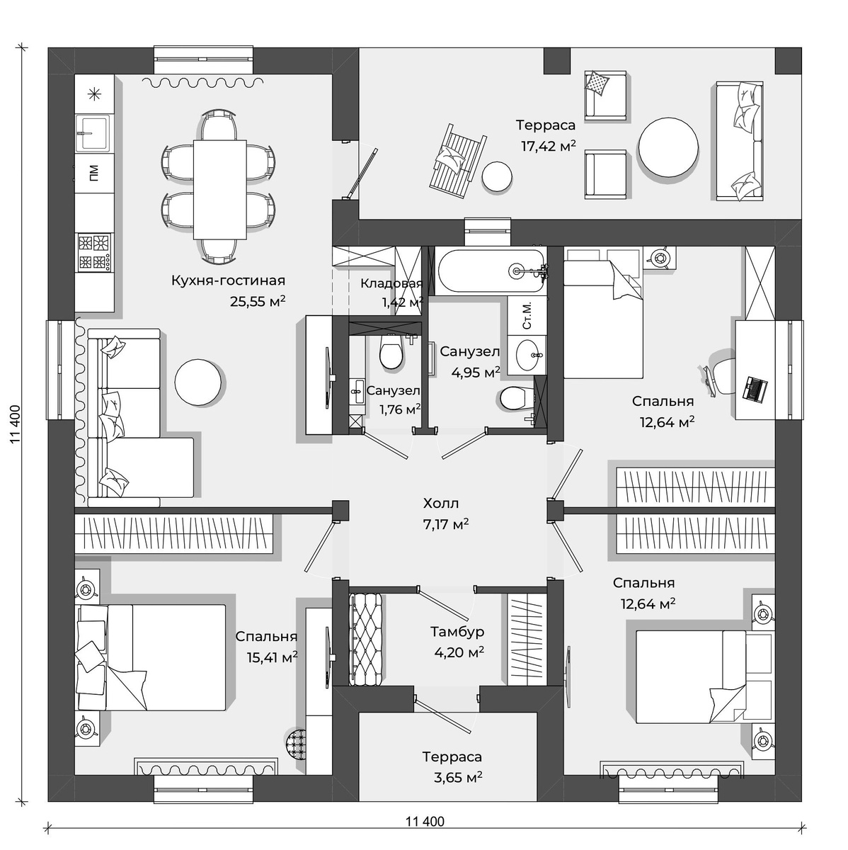 Планировка проекта "Валенсия"