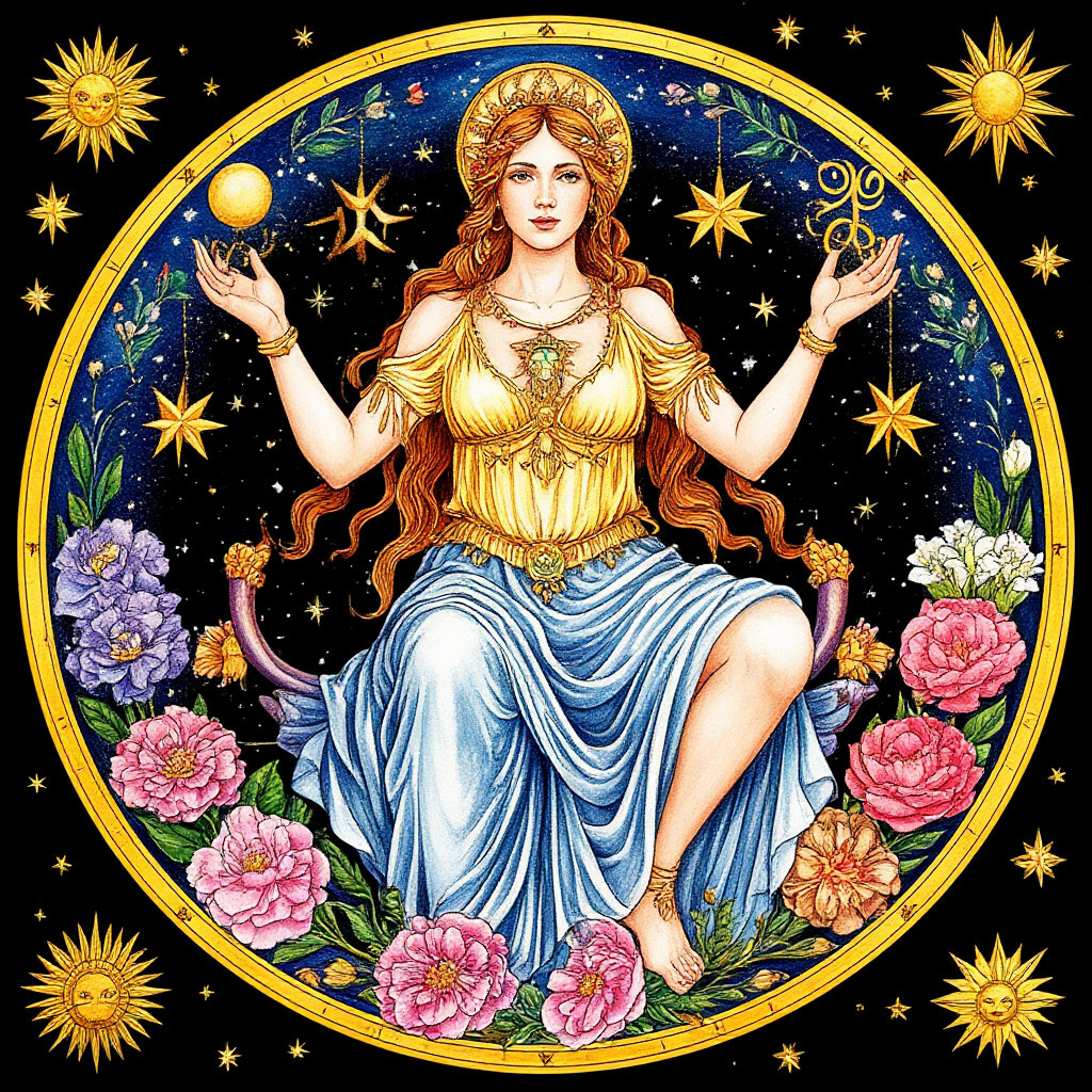 Знак зодиака Лев. Новый год 2026. Изображение сгенерировано ИИ шедеврум