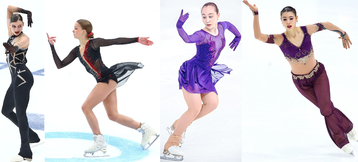 Арина Кудлай, Мария Мазур, Ева Зубкова и Мария Пулина