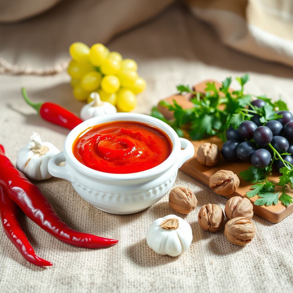 Аджика и её компоненты