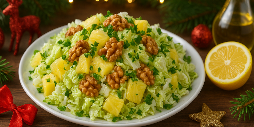 🍍 5 салатов с ананасом для новогоднего стола: вкусные, необычные и очень простые