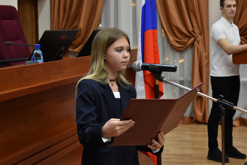    Церемония прошла в мэрии