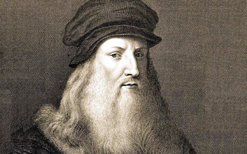 Портрет Леонардо Да Винчи