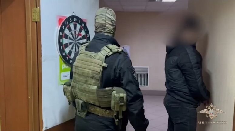    Один из задержанных / кадр из оперативного видео, МВД Медиа