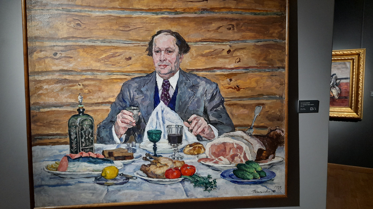 П. Кончаловский "А.Н. Толстой у меня в гостях"