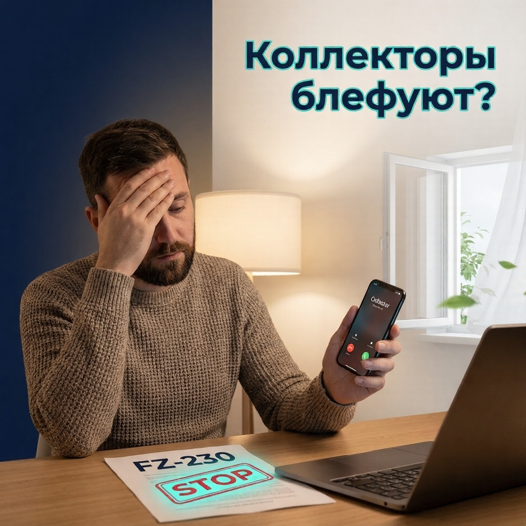 Блеф коллекторов: "К вам выезжает выездная группа" — что делать по закону 230-ФЗ в 2025 году и как добиться тишины