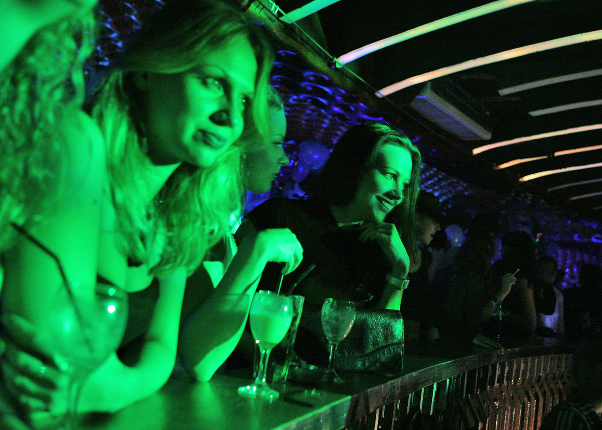    В ночном клубе The Opera Club, 2007 год