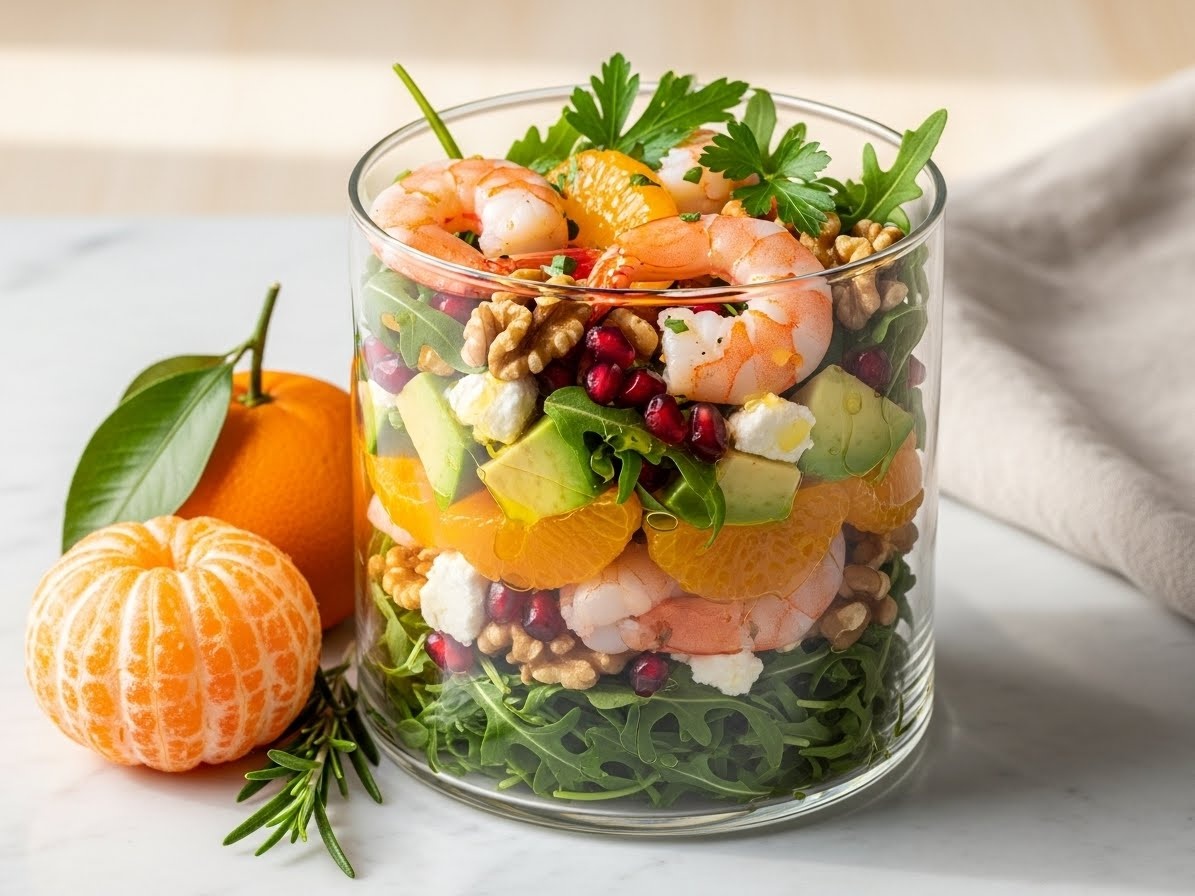 Салат мандарин