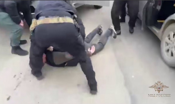    На фото стоп-кадр видеоматериала МВД России Татьяна Пшеничная