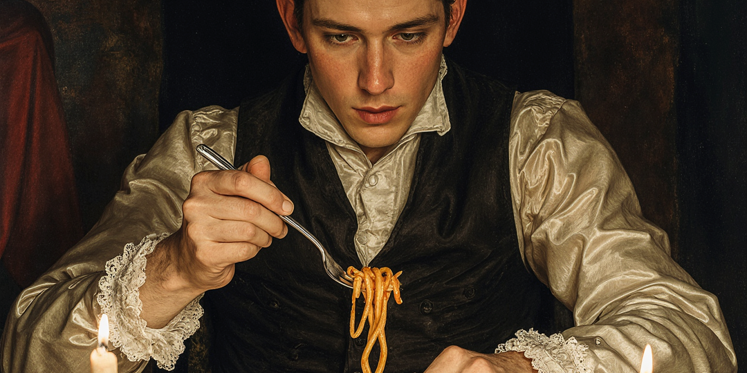 Как один ужин при дворе изменил правила поедания спагетти