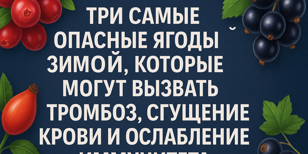 Зимой эти ягоды едят «для здоровья», а потом удивляются анализам: три самых опасных варианта после 40 лет