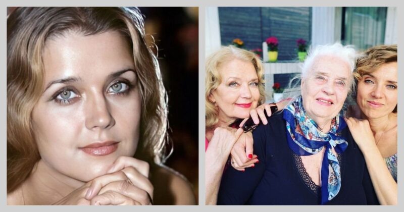    Три поколения Алфёровых: Ксения Архиповна, её дочь Ирина и внучка Ксения.