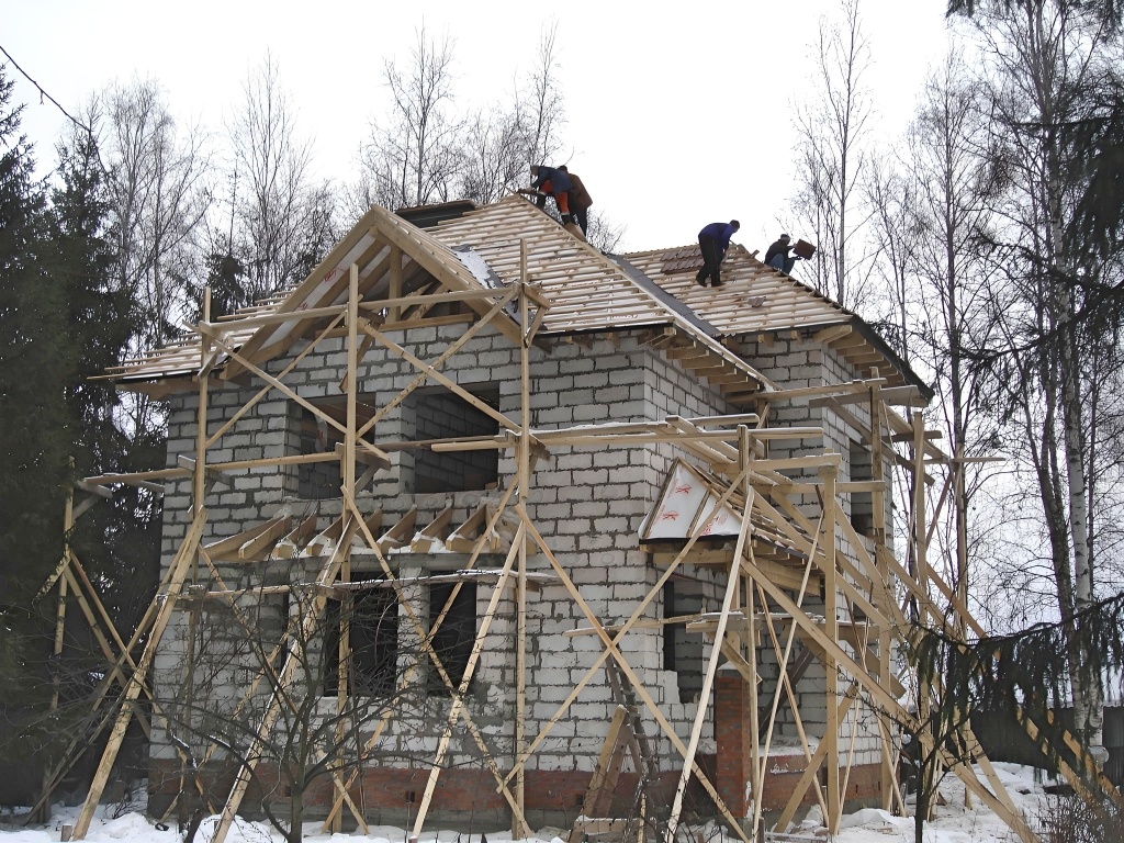 Строительство дома из газобетона