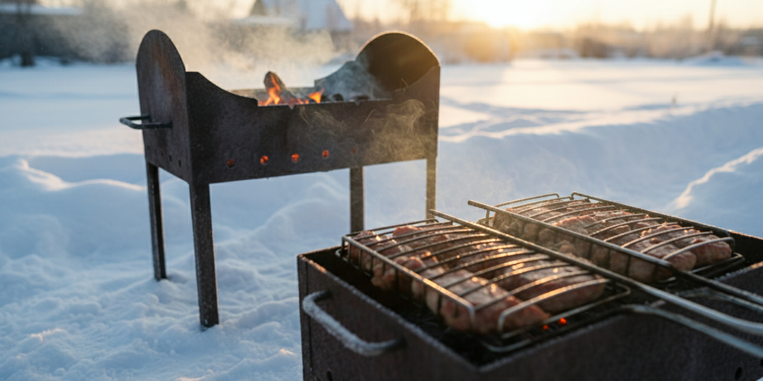 7 аксессуаров для мангала зимой — экономия угля и нервов