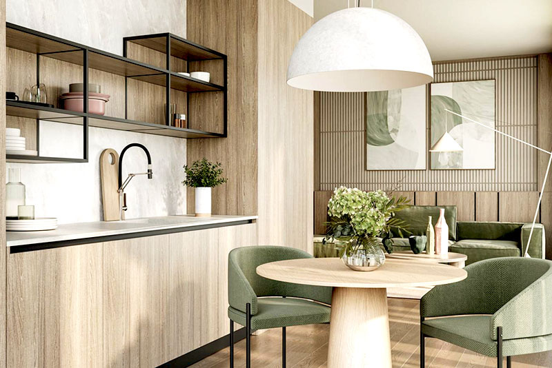 Какие интерьеры для кухни будут популярны 2026 году?