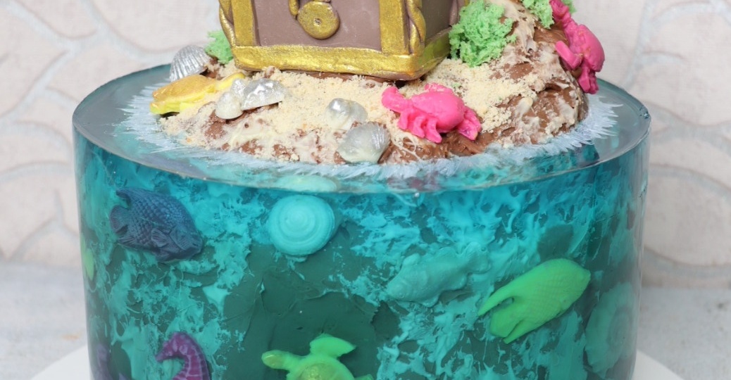 Торт "Остров"| торт с желе