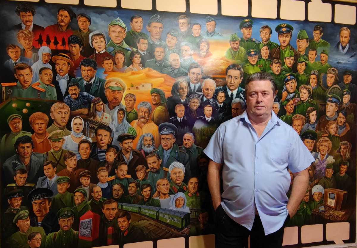 Второе полотно "Военное" из серии картин "Обыкновенное чудо".