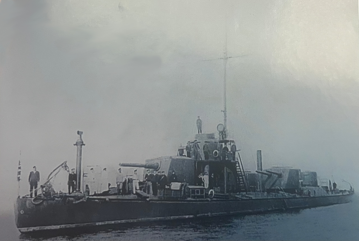 Канонерская лодка «Шторм» на Амуре 