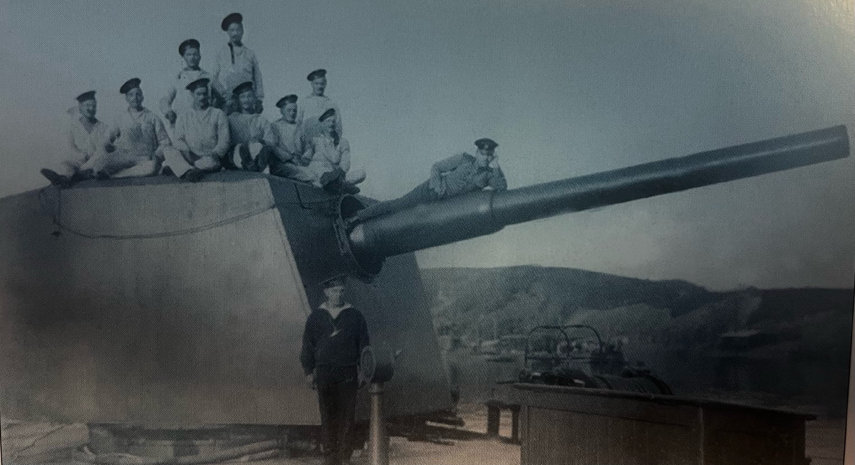 Орудийная башня канонерской лодки типа «Шквал»