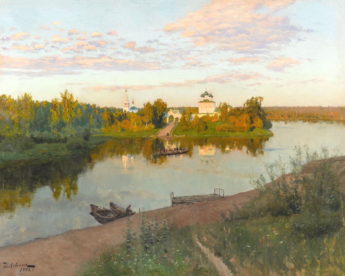 Вечерний звон, Исаак Левитан