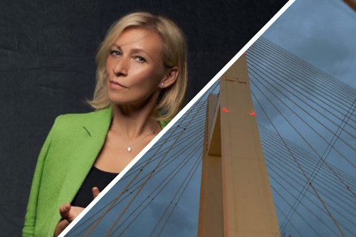 У Марии Захаровой "захватило дух" от запоздалой сдави моста в Новосибирске