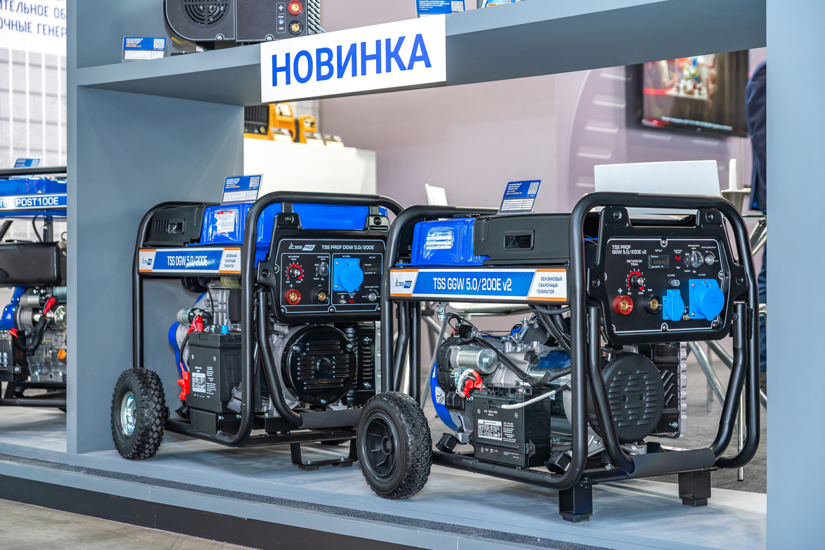 Сварочные генераторы были представлены на крупнейшей российской инструментальной выставке в Москве в ноябре 2025 года
