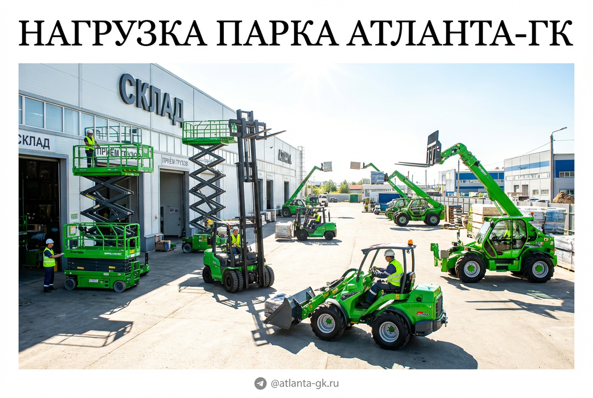    Анализ сезонных изменений нагрузки в парке Atlanta-GK Atlanta-gk