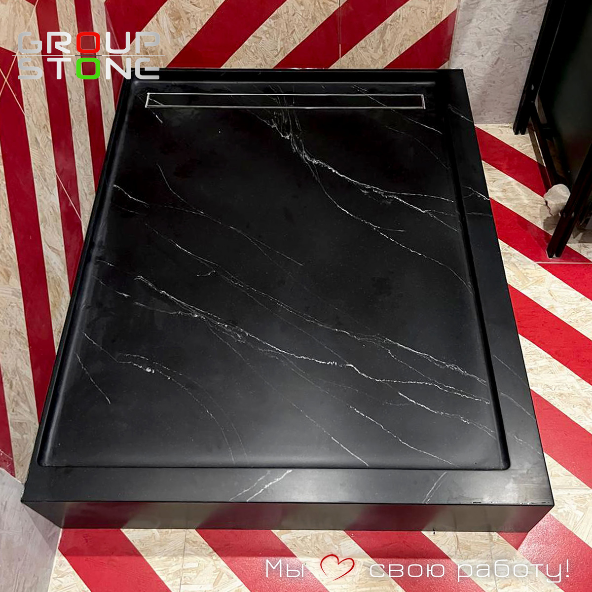 Душевой поддон из искусственного камняGrandex