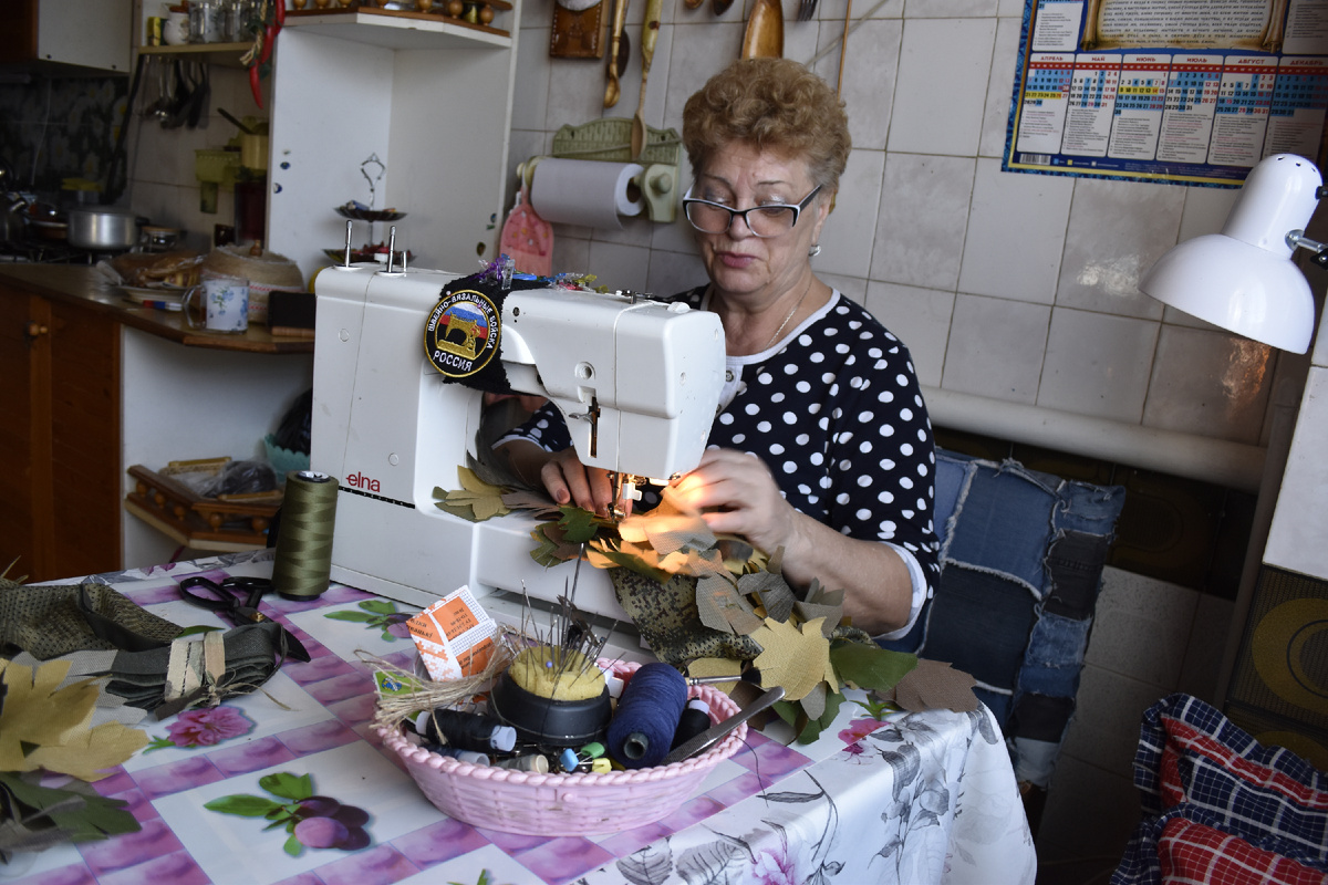 Наталья Назаревская: «Всё для Победы! Всё для ребят!» Фото: Виолетта Гавриленко.