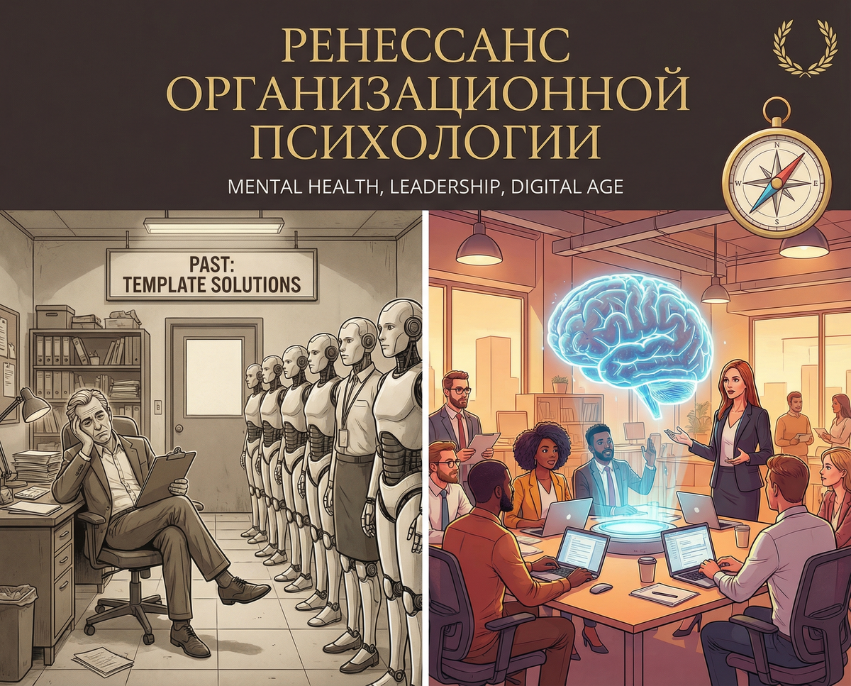 Организационная психология, пережив период упадка и подмены коучингом, возвращается как критически важная дисциплина в 2020-е годы, смещая фокус с организации на личность в условиях цифровой трансформации.