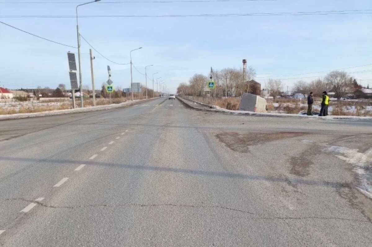    В Омской области в ДТП погибла женщина и пострадал пешеход