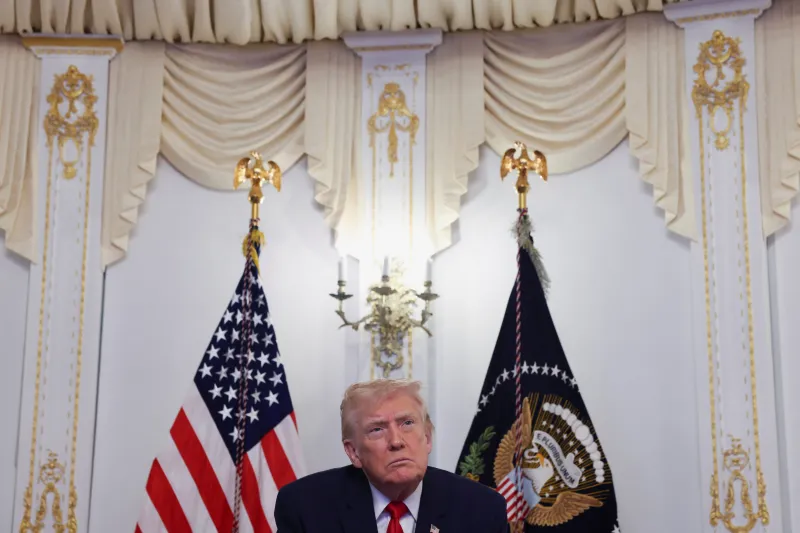 Президент США Дональд Трамп в Палм-Бич, штат Флорида, ноябрь 2025 года. Анна Роуз Лейден / Reuters.