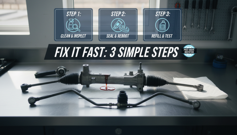    Течет рулевая рейка? 3 простых шага — реши проблему быстро, как избавляешься от раздражения после бритья lucky247187Q