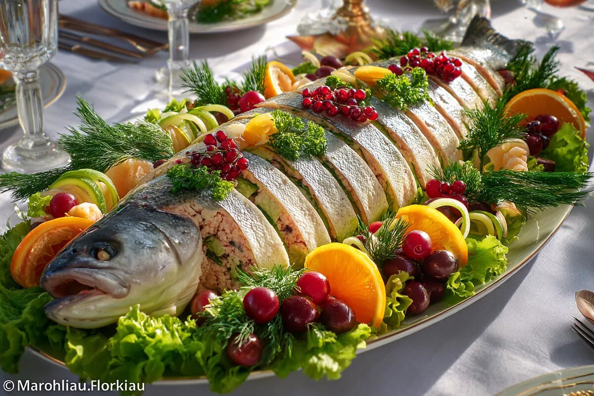    Украшаем дольками грейпфрута, тонкими слайсами огурца, половинками черри и лимонной стружкой