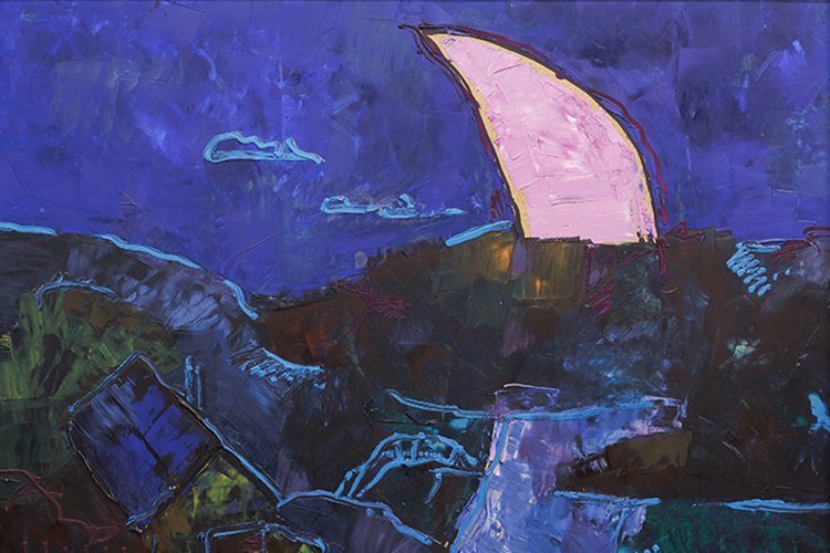 Владимир Гурьянов. «Мистическая луна»Фото предоставлено галереей «БИЗON»