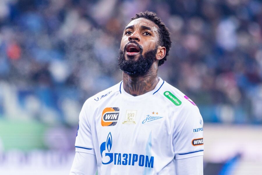    Полузащитник футбольного клуба «Зенит» Жерсон / Источник: © Мейер Анна/ФК «Зенит»/ТАСС