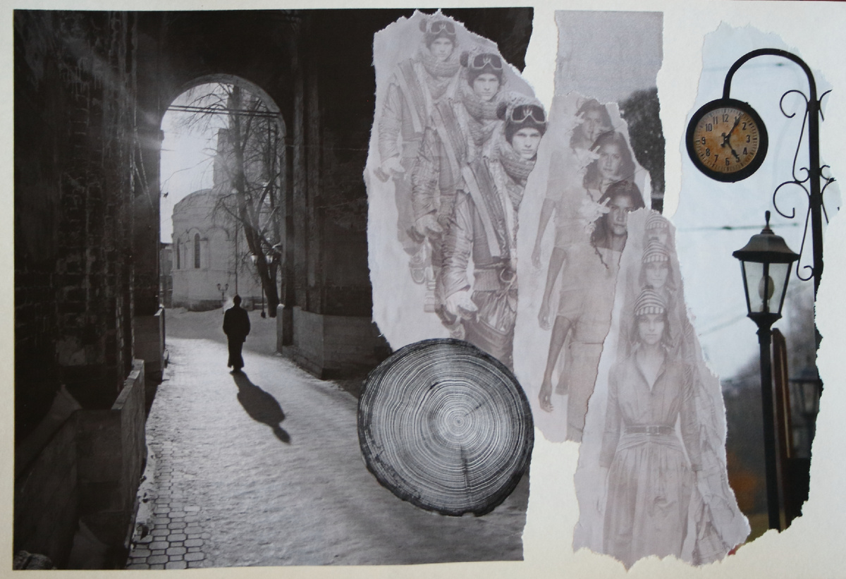  Коллаж "Безвременник" Автор: Екатерина Володина